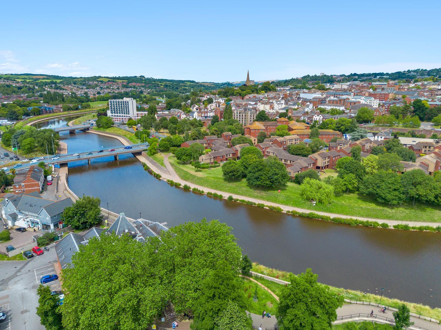 River Exe Cottage Waterfront Exeter Exterior photo